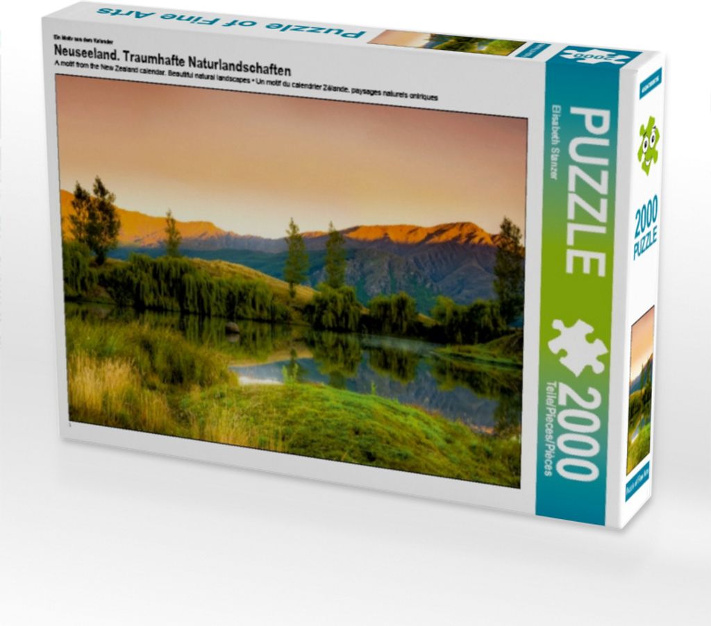 CALVENDO Puzzle Ein Motiv aus dem Kalender Neuseeland. Traumhafte Naturlandschaften | 2000 Teile Lege-Größe 90x67cm Foto-Puzzle für glückliche ...