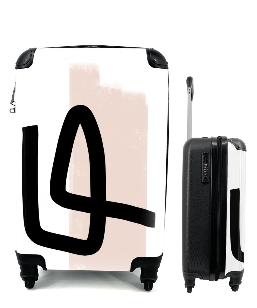 MuchoWow® Koffer Handgepäck Trolley Rollkoffer Kleine Produktbild 