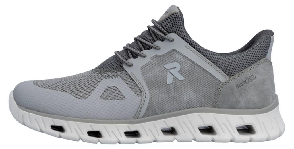Chaussons de ville Rieker pour hommes, couleur gris, style Image du produit 