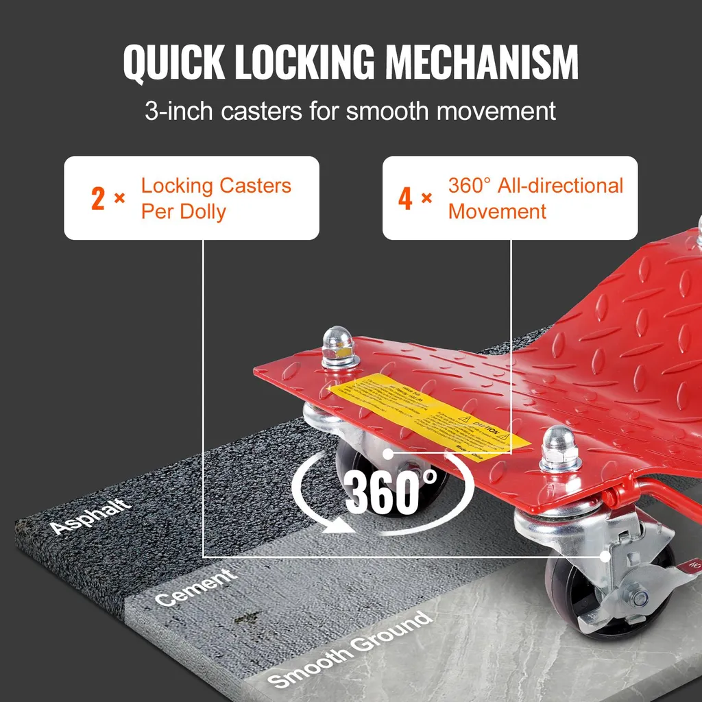 Chariot de manutention automobile capacité 8000 lb structure en acier