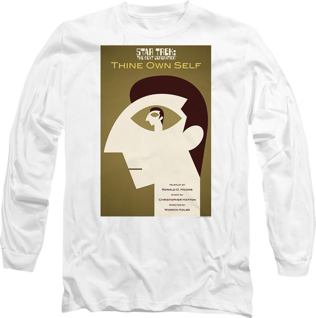 Star Trek - "The Next Generation Season 7 Episode 16" T-Shirt für Herren/Damen Uni TV10122 (L) (Weiß)