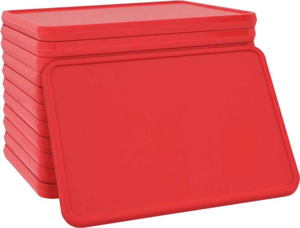 CombiCraft Wertmarken Chips Rechteckig 50x35mm Rot - pro 100 Stück
