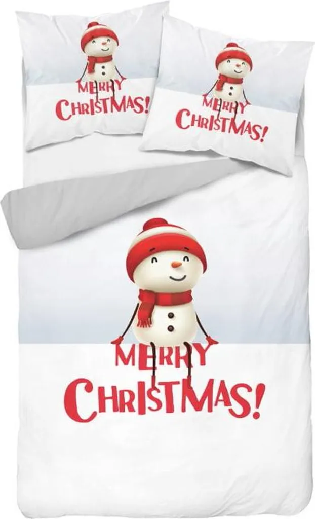 Biancheria Letto Natale 3D 160x200: Lavabile, Morbida, No-Stiro