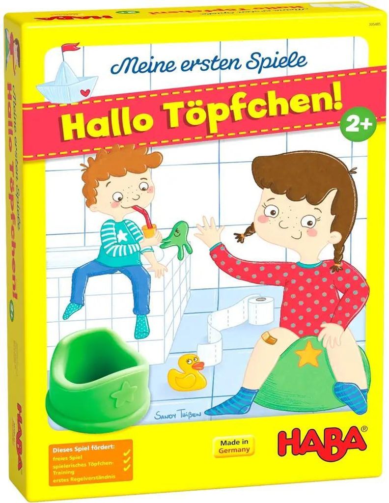 HABA Meine ersten Spiele – Hallo Töpfchen! Produktbild 