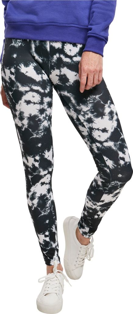 Urban Classics Ladies - Tie Dye Leggings schwarz - S