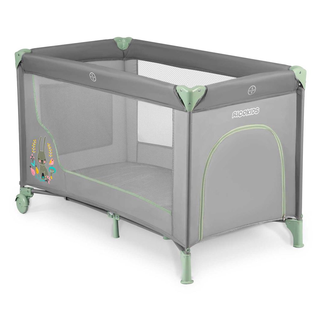 Ricokids RK-240 Cestovní postýlka + matrace a taška 125 × Obrázek produktu 