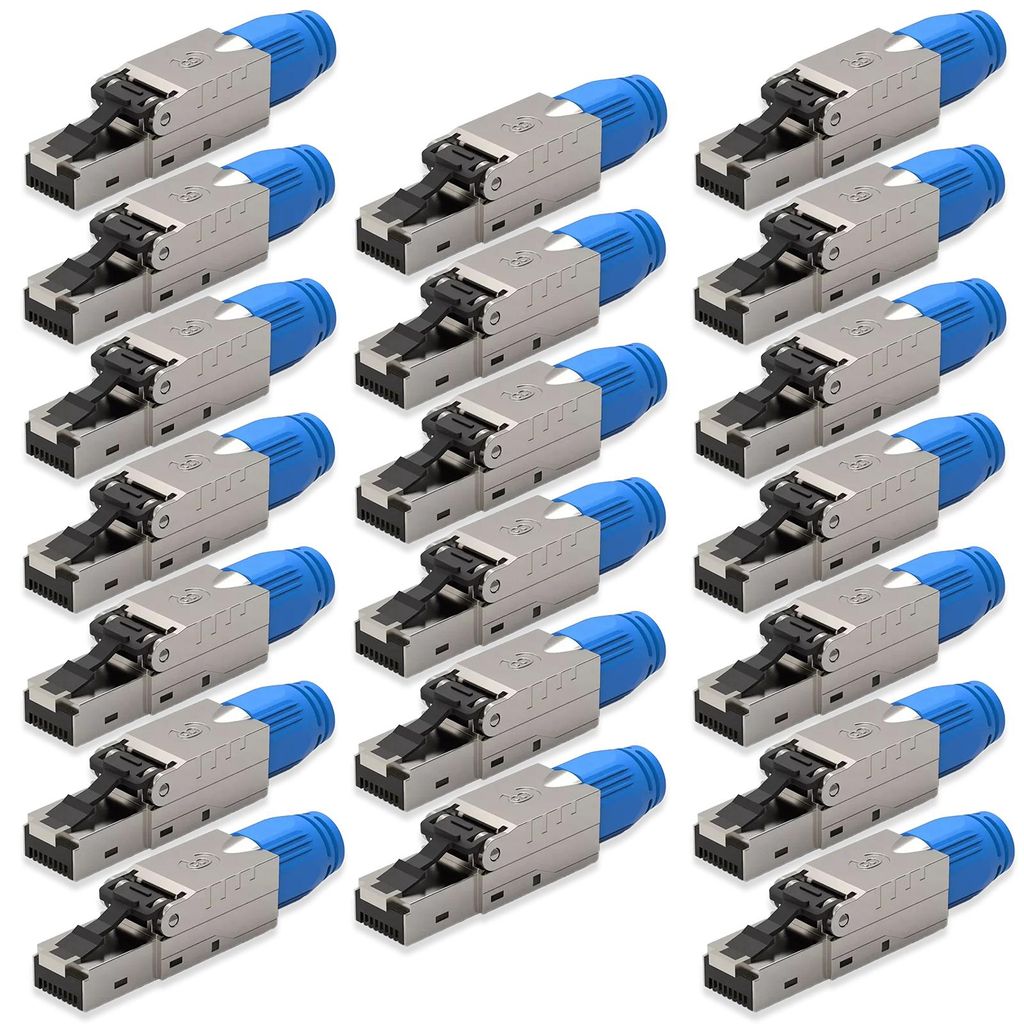 NEXMEX 20x Netzwerkstecker Cat 8 CAT8.1 RJ45 Stecker Produktbild 