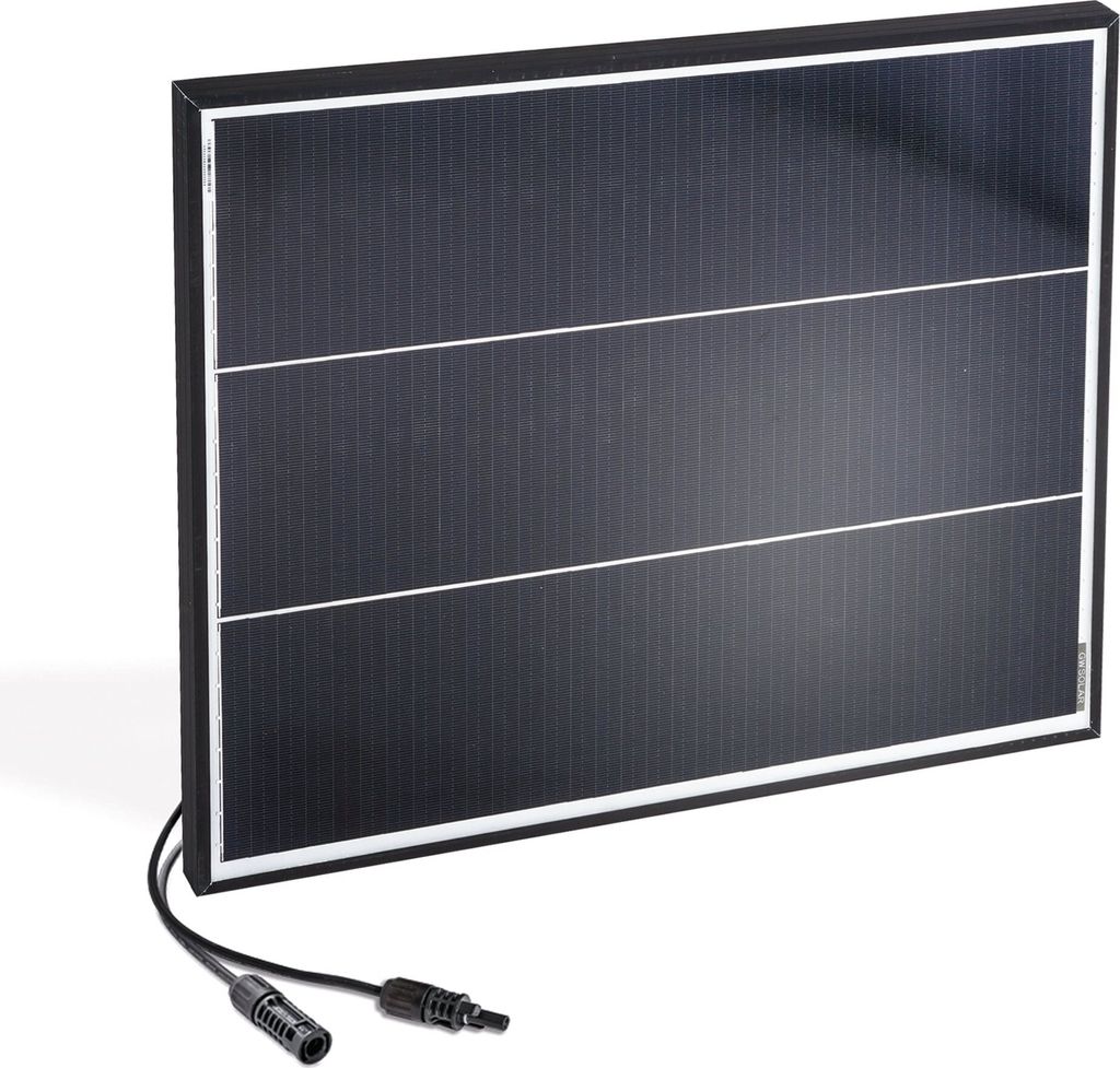 esotec monokristallines Solarmodul, 37Wp, 18V, Produktbild 