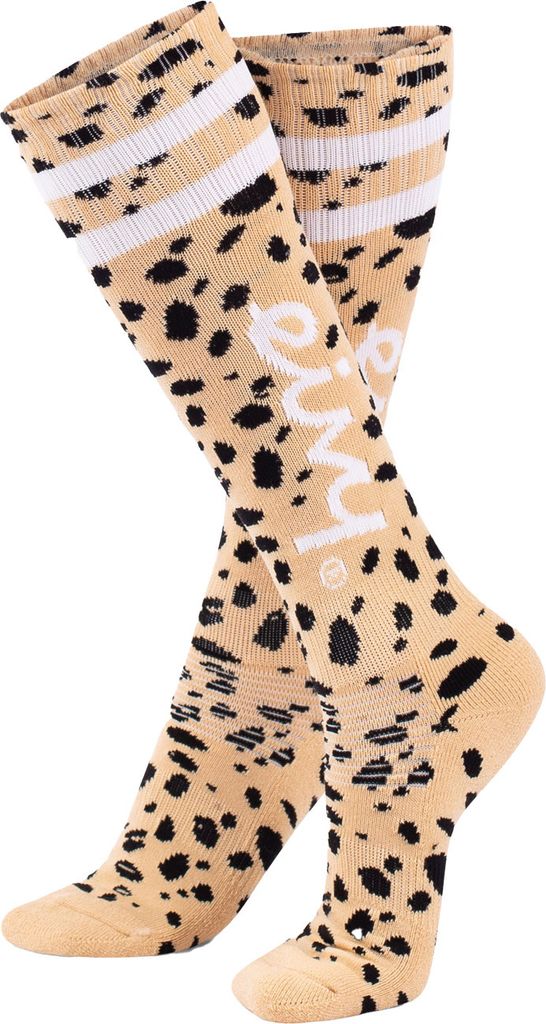 Eivy Damen Snowboardsocken Cheerleader Wool Socks, Größe:M, Farben:cheetah