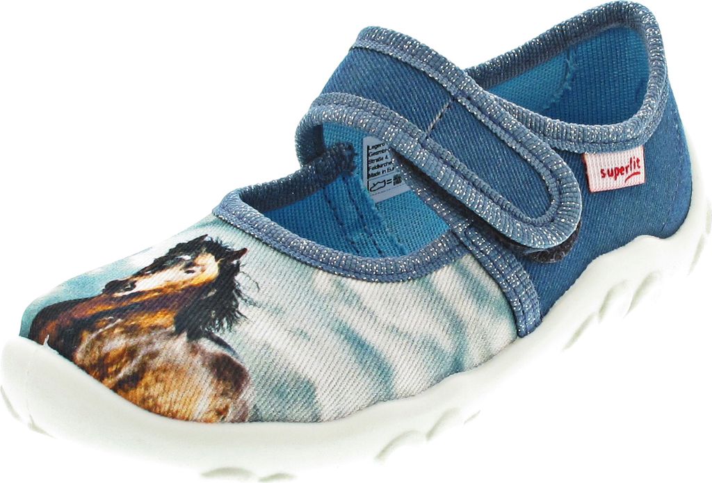 Superfit Hausschuhe Schmetterling Uni 31373236353234 Blau Produktbild 27