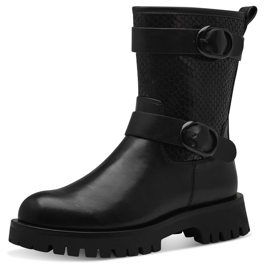 Tamaris Damenschuhe Stiefel Reißverschluss Schwarz Freizeit, Schuhgröße:36 EU