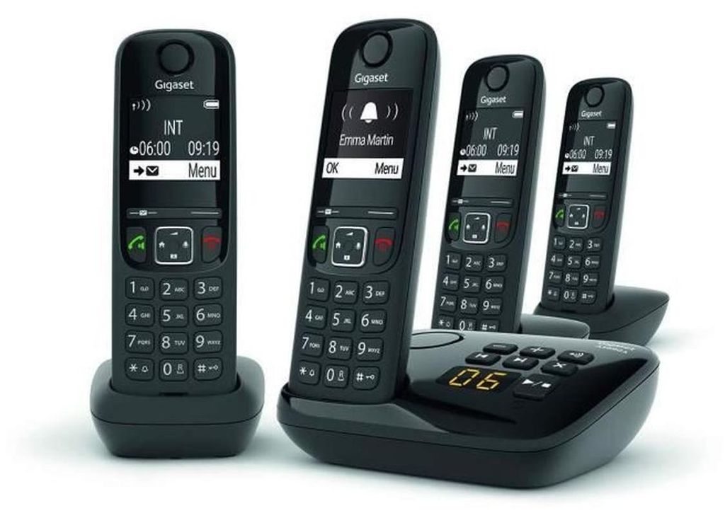 Gigaset AS690A Quattro, Analógový / DECT telefón, Obrázok produktu 