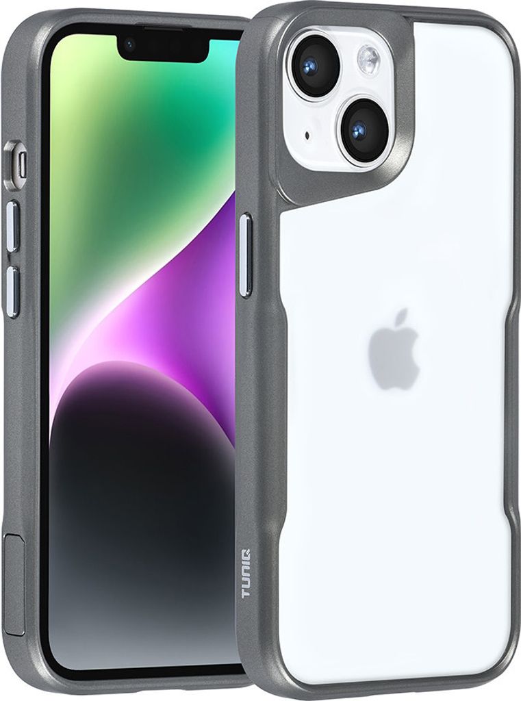 TUNIQ iPhone 14 Back cover case - Silicone - Grey
