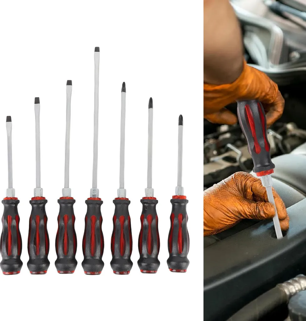 Set Cacciaviti Professionali Magnetici 7 pezzi - Acciaio CR-V Ergonomico