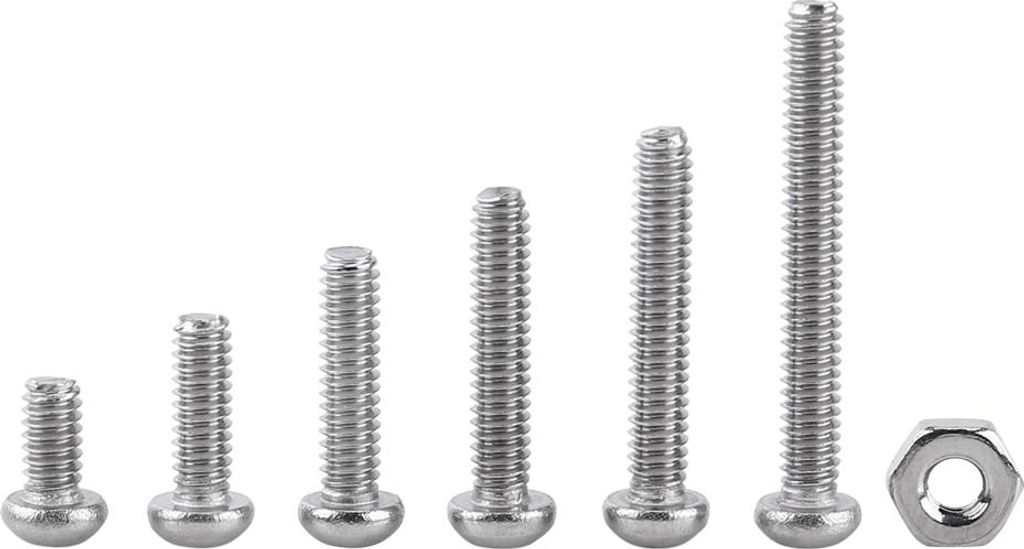 230-teiliges Sortiment an M2-Edelstahl-Innensechskantschrauben mit Knopfkopf (SS304)