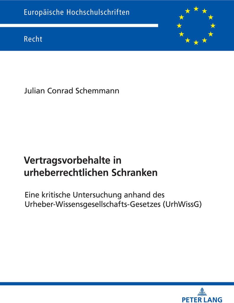 Vertragsvorbehalte in urheberrechtlichen Schranken