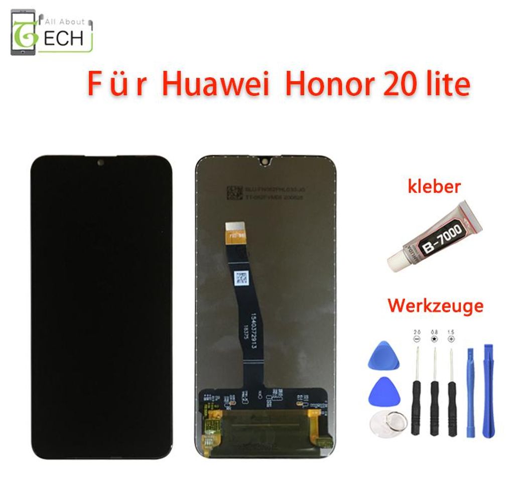 Für Huawei Honor 20 Lite LCD Display HRY-LX1T Touch Screen Produktbild 