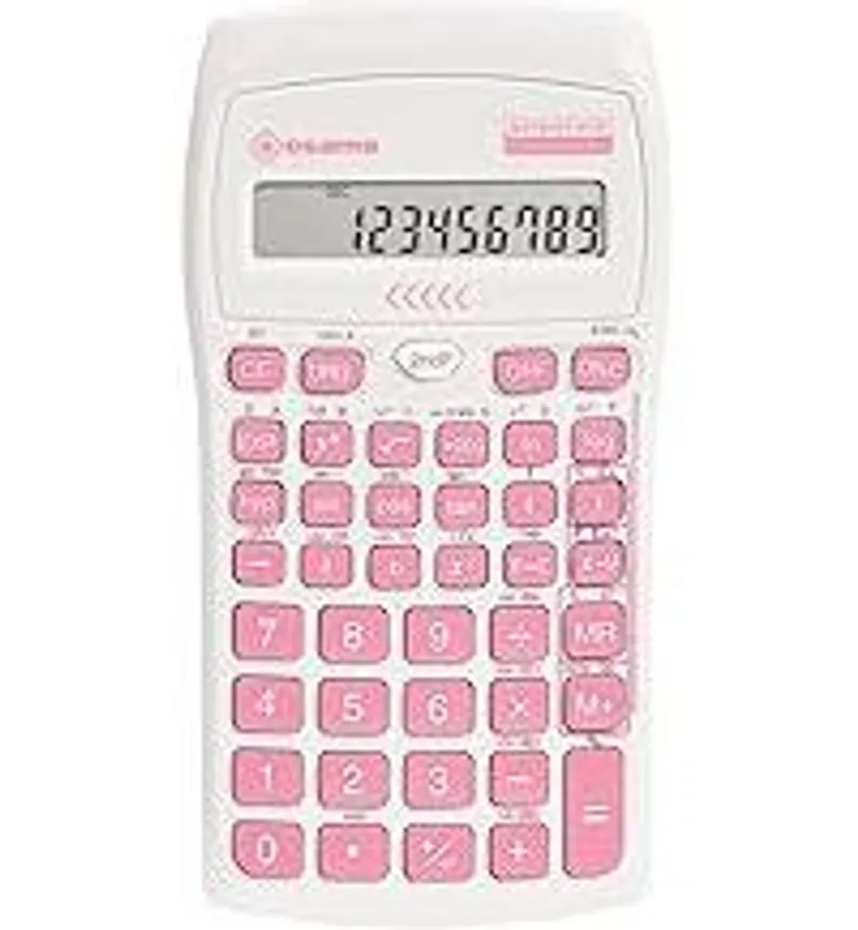 Calcolatrice Scientifica Osama Rosa: Materiale Scolastico Resistente