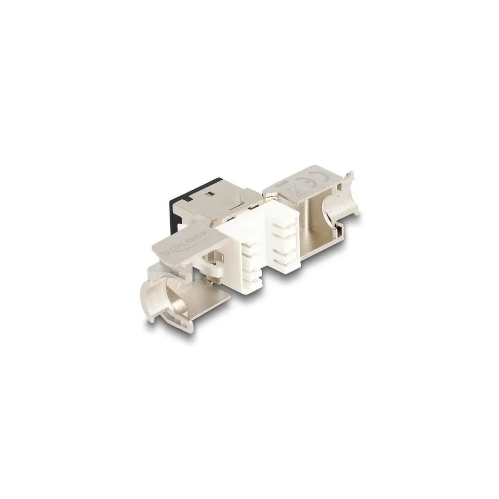 Module Keystone RJ45 Delock vers LSA Cat.6A blindé sans outil noir - 3