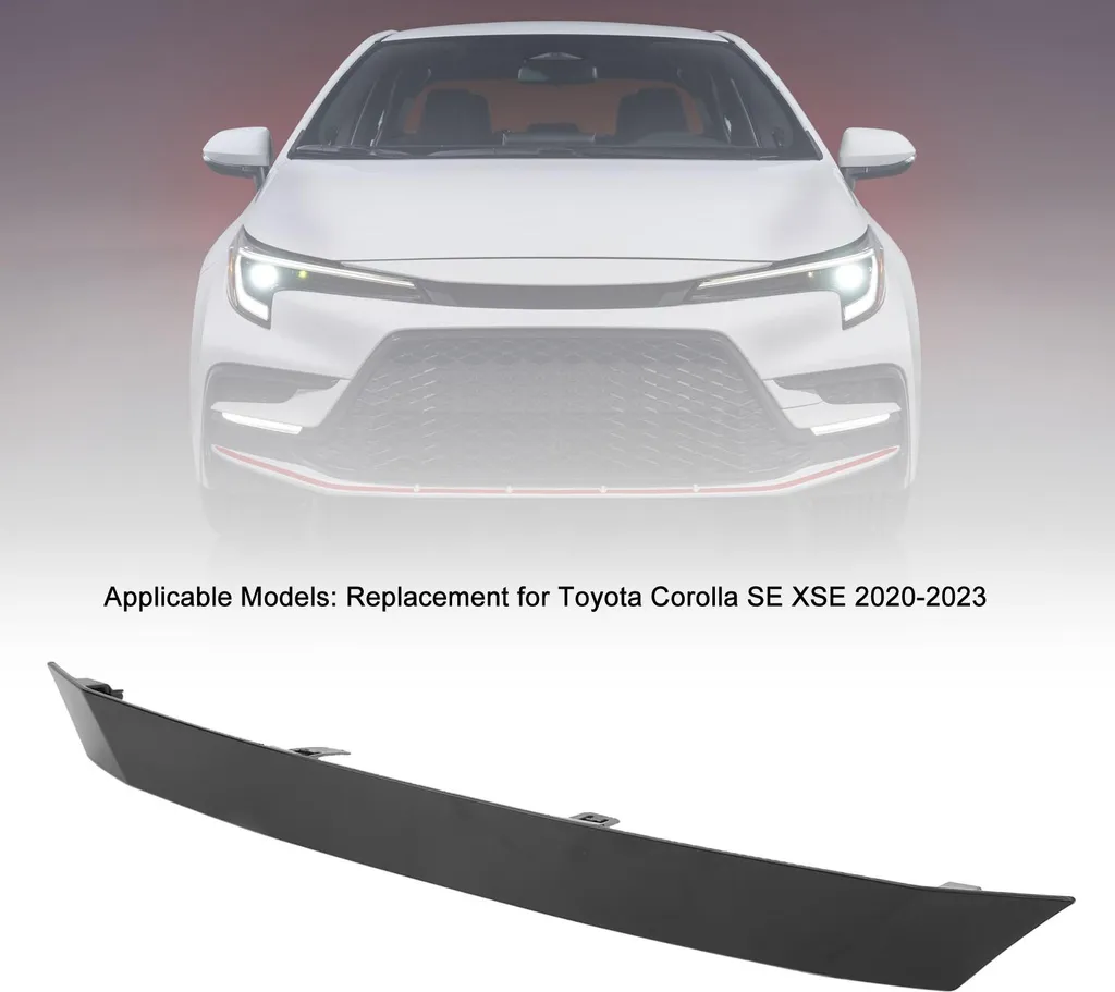 Rénovation Calandre pour Toyota Corolla 2020-2023 SE XSE Noir Brillant