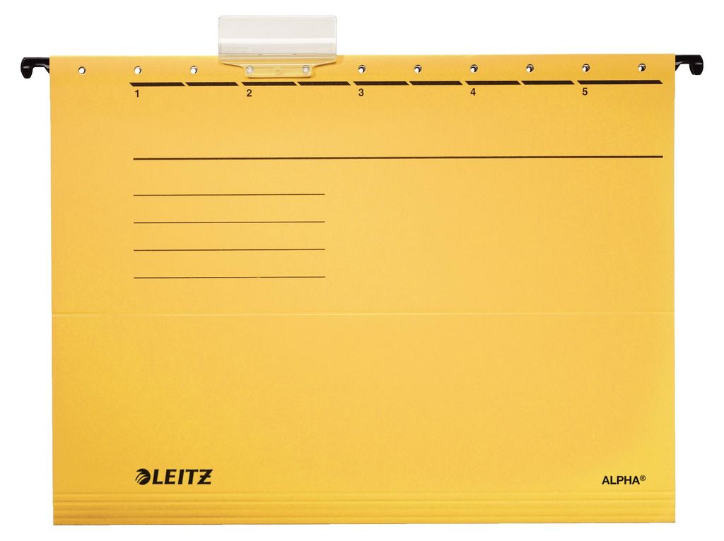 LEITZ 1985-30-15 5x dossiers suspendus ALPHA® jaune Image du produit 