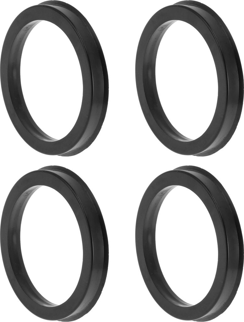84,1 mm bis 68,1 mm Auto-Radnaben-Zentrierringe aus schwarzem Polycarbonat Räderzentrumswelle stoßdämpfende Nabenringe 4 Stück