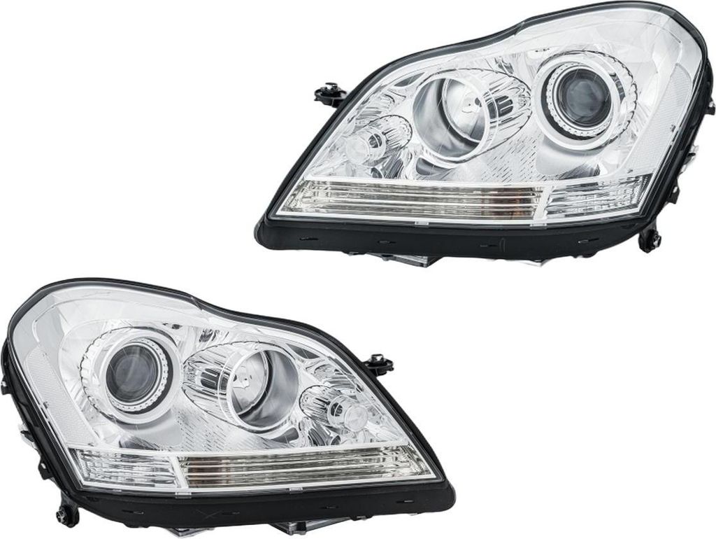 Hauptscheinwerfer-Set 12 V D2S/H7 WY5W W5W PY21W Halogen Bi-Xenon HELLA für MB