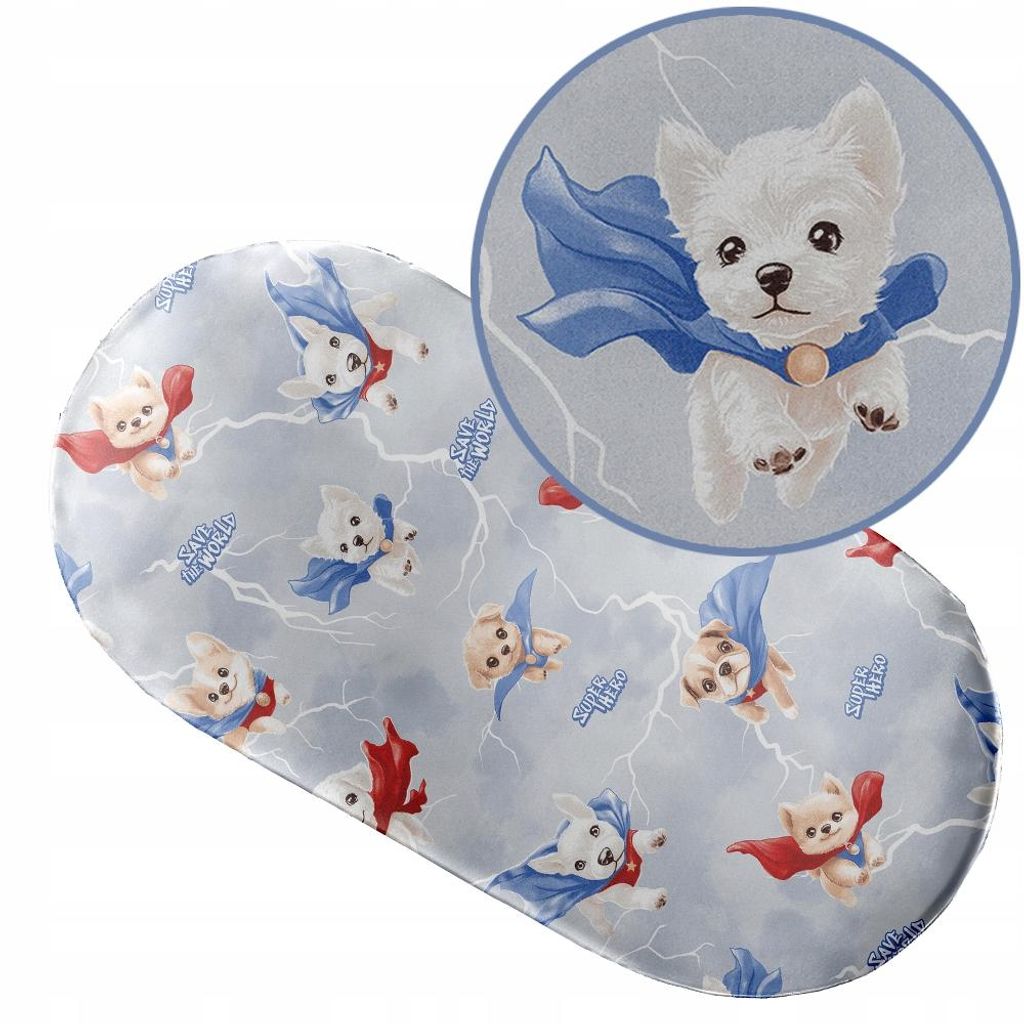 Spannbettlaken mit Gummizug 38x80 cm für Kinderwagen Moseskorb Wiege 100% Baumwolle