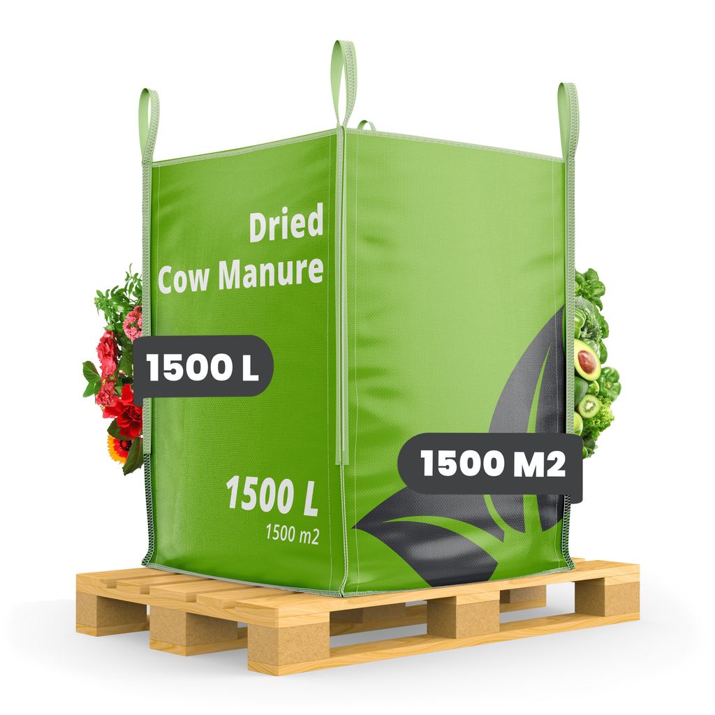 Getrockneter Kuhmist (Big Bag 1500 Liter – für 1500m2)- Produktbild 