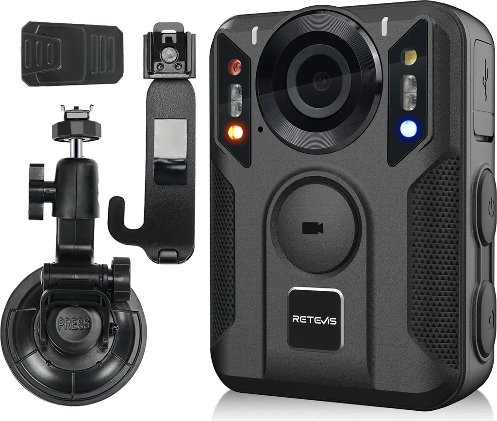 Recensione Retevis RT79 Body Camera 4K - 128GB GPS Dash Cam Polizia