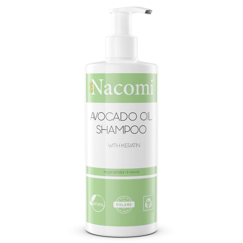 Nacomi Natural Avocado Oil Shampoo with Keratin 250ml