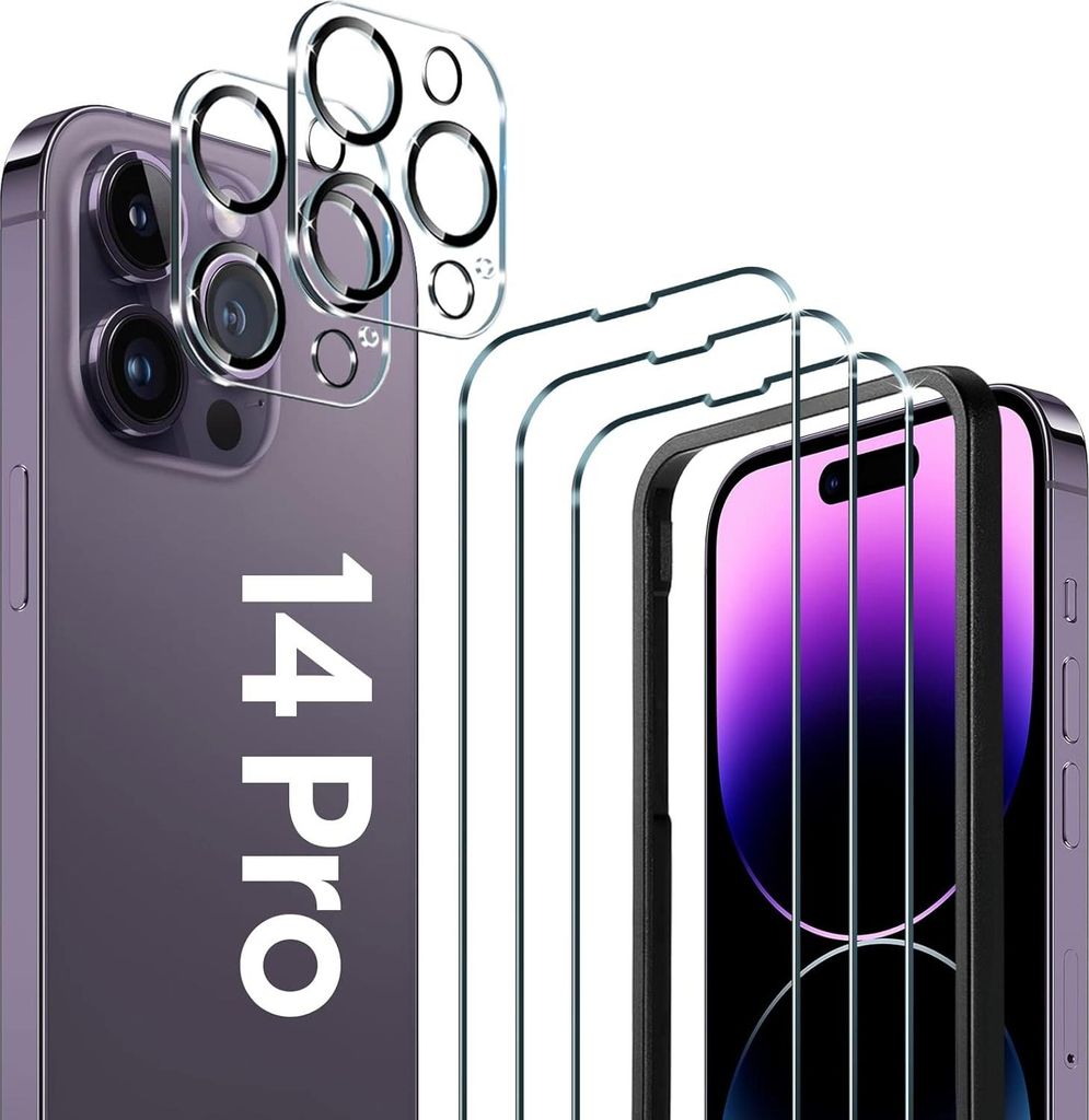 3X 9H Gehärtetes Glas Für Iphone 13 6.1 2X Linse