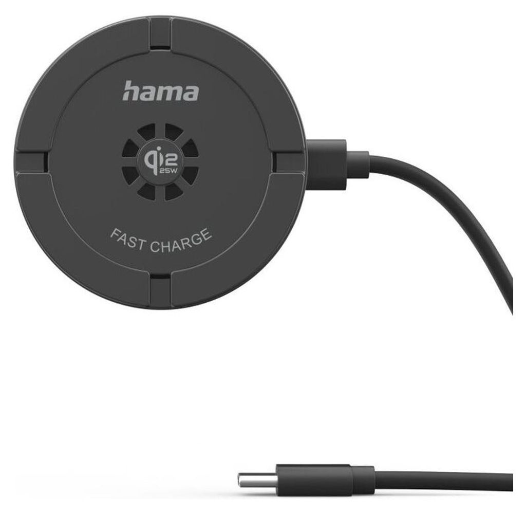 Hama 00201756, Interno, USB, Ricarica wireless, Nero Immagine del prodotto 