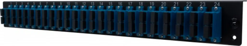 Panneau frontal 24 SC Duplex monomode pour tiroir optique - Ref 395429