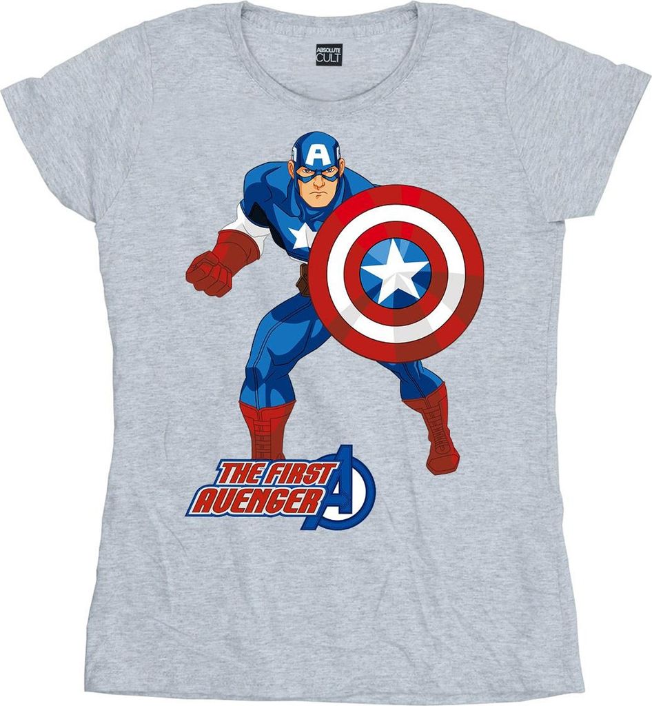 Captain America - "The First Avenger" T-Shirt für Damen Produktbild 