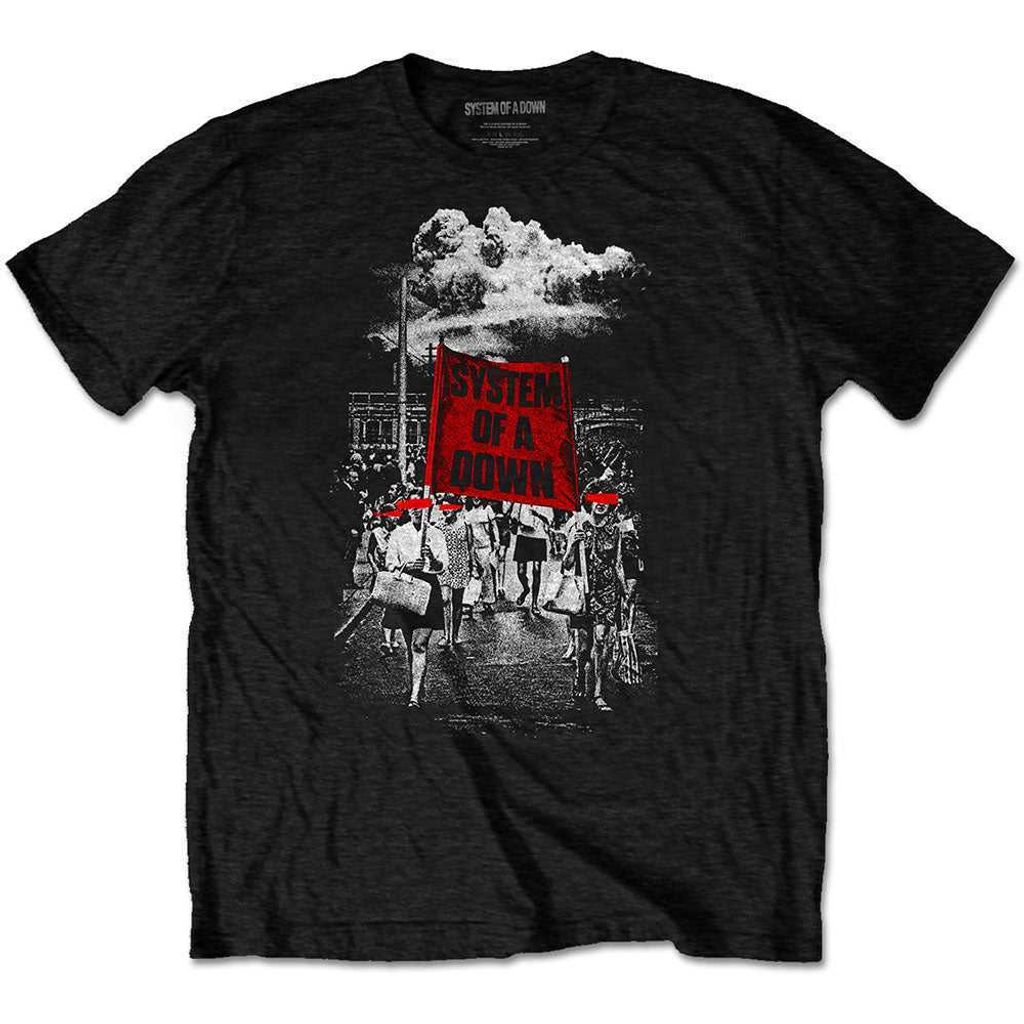 System of a Down Banner Marches Black L T-Shirt Produktbild 