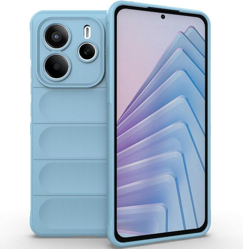 Xiaomi Redmi Note 14 5G Hülle - Coverup Hands-On Rugged Back Cover - Hellblau