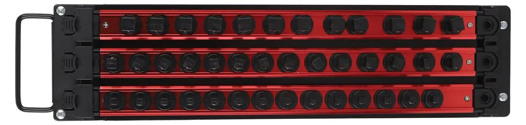 Support de rangement pour douilles mécaniques capacité 40 douilles Alu