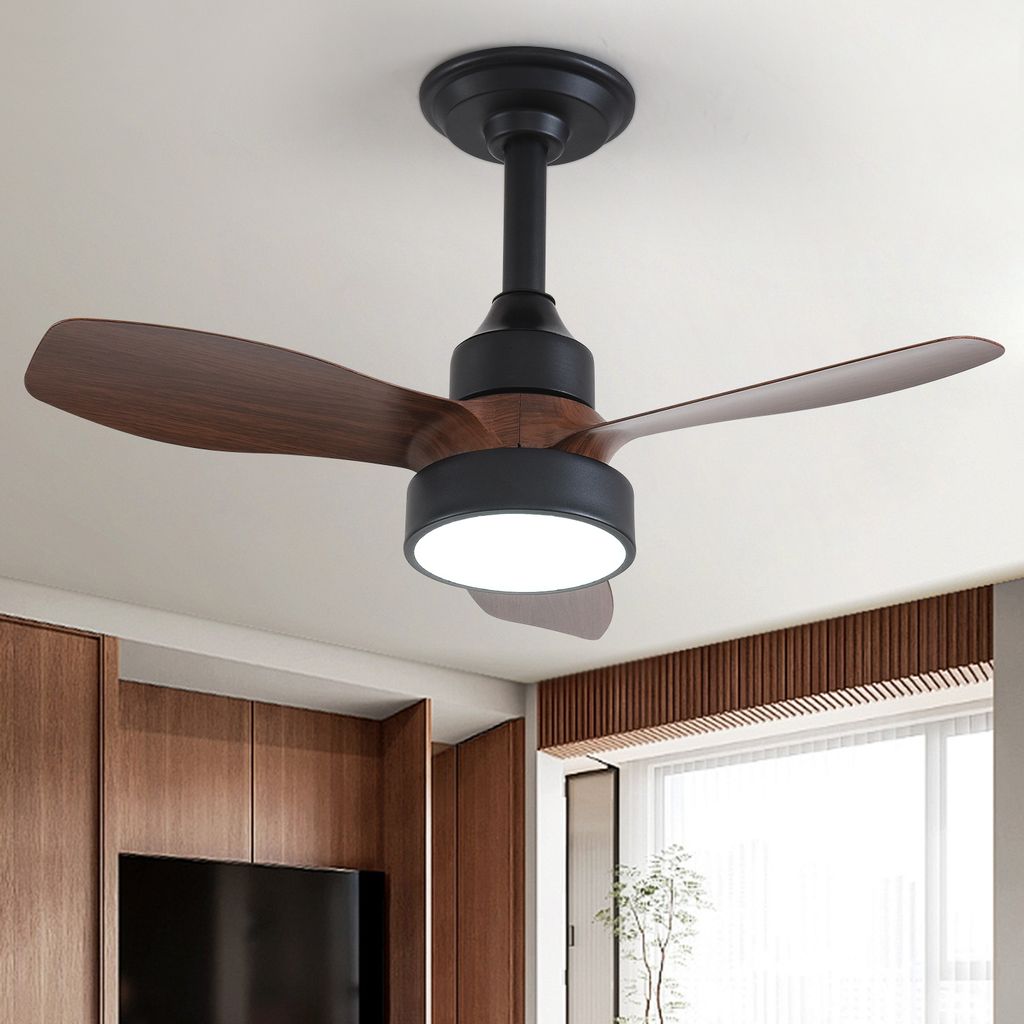 Deckenventilator mit Beleuchtung und Fernbedienung 24W LED Produktbild 