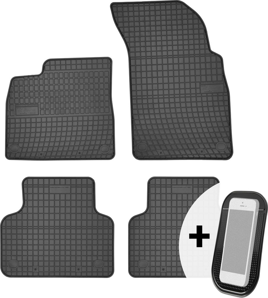 Gummimatten Auto Fußmatten Automatten Passgenau 4-teilig Set - passend für Audi Q7 2 II ab 2015