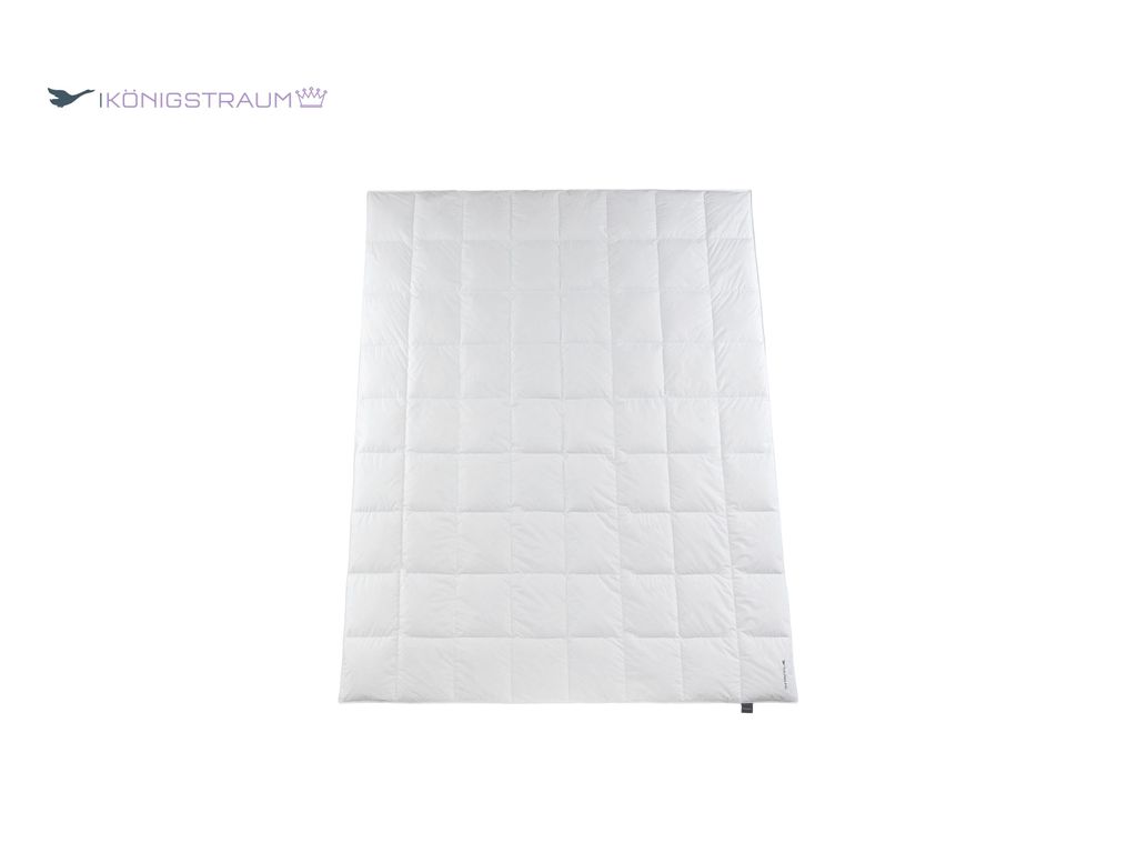 Häussling Königstraum Daunendecke 220x240 cm | Ganzjahresdecke, Bettdecke, Deutsche Manufaktur, 8x9 Karos, auch für Allergiker geeignet, Bezug 1...