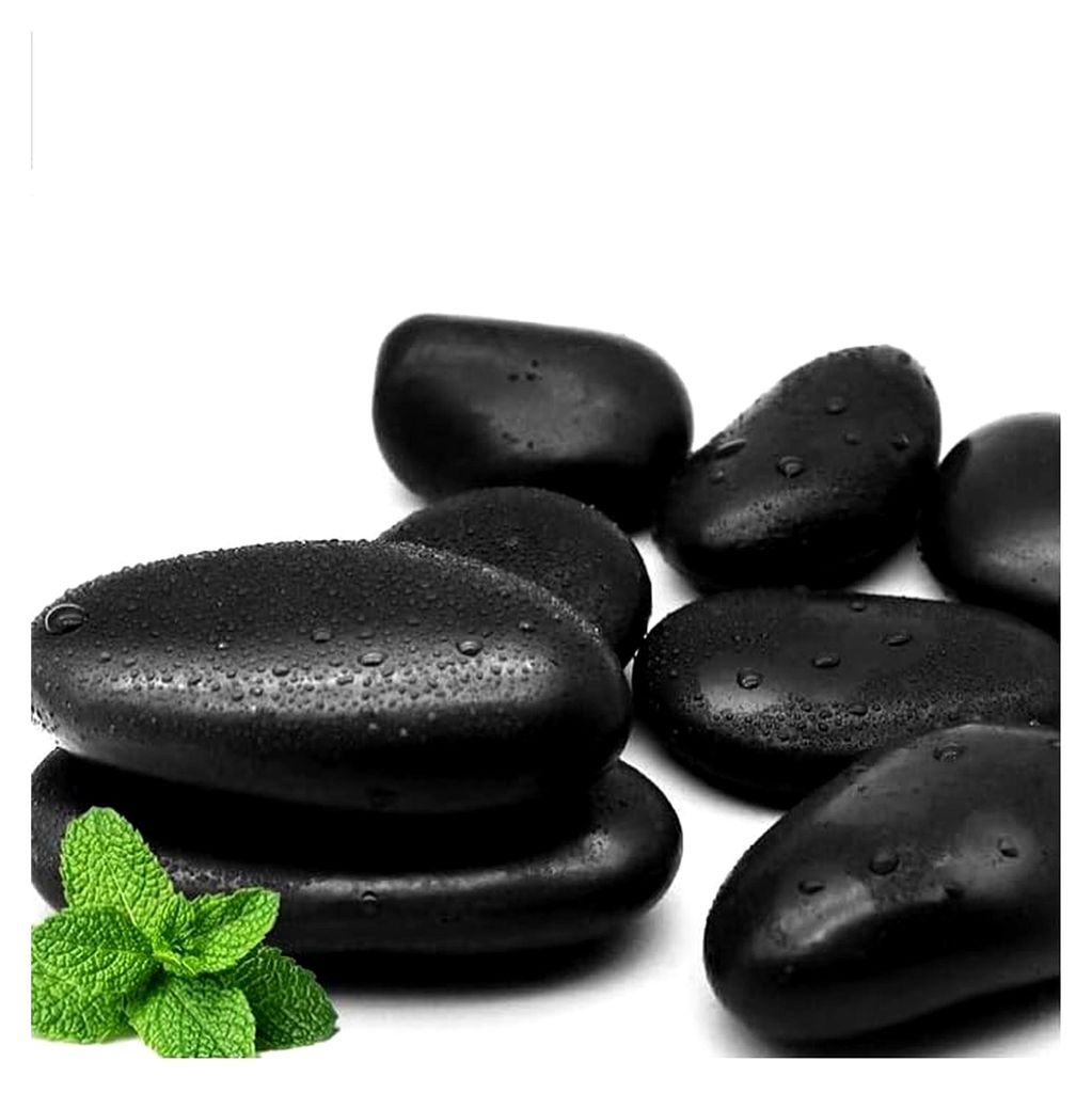 Schwarze Kieselsteine Groß 10 kg – Polierte Natur Flusssteine für Garten, Landschaftsbau, Heimdekoration & Aquaristik
