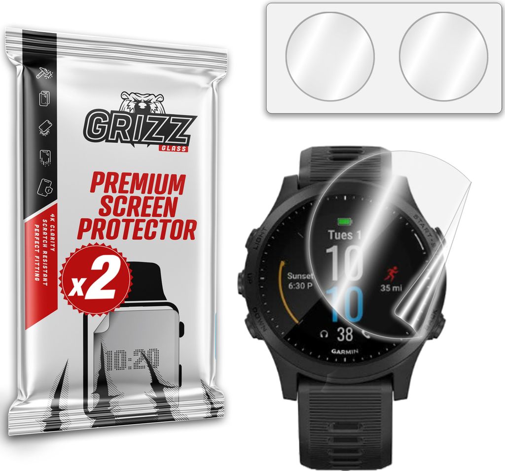 GrizzGlass Keramikfolie CeramicFilm für Garmin Forerunner 945