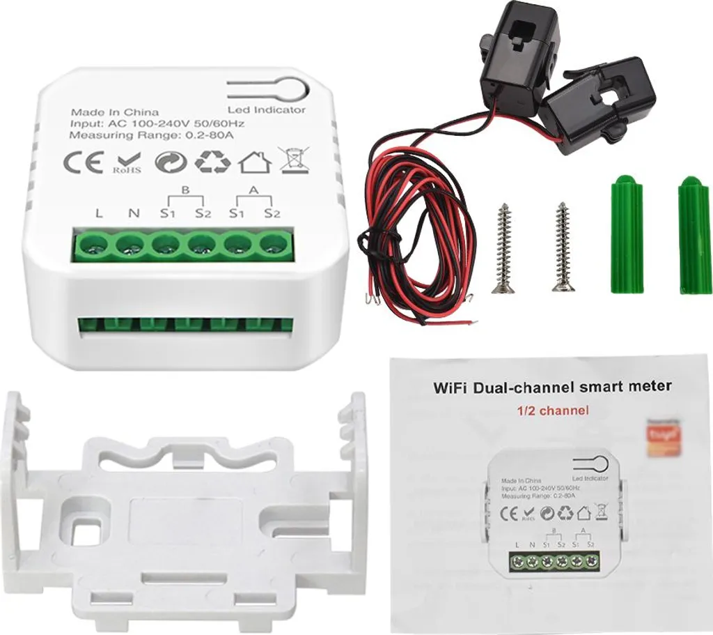 Réduisez vos factures avec le compteur TY moniteur d'électricité 2x80A