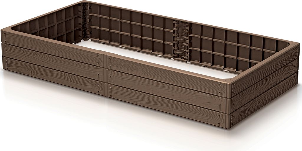 nabbi Plastový vyvýšený záhon IBWR - hnědá Obrázek produktu 