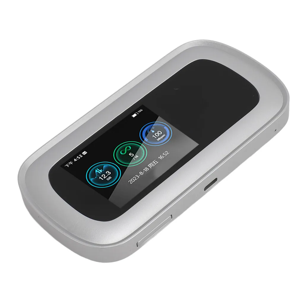 Hotspot Mobile WiFi 5G Écran 2,5 Pouces Processeur Octa-core WiFi 6 - 7