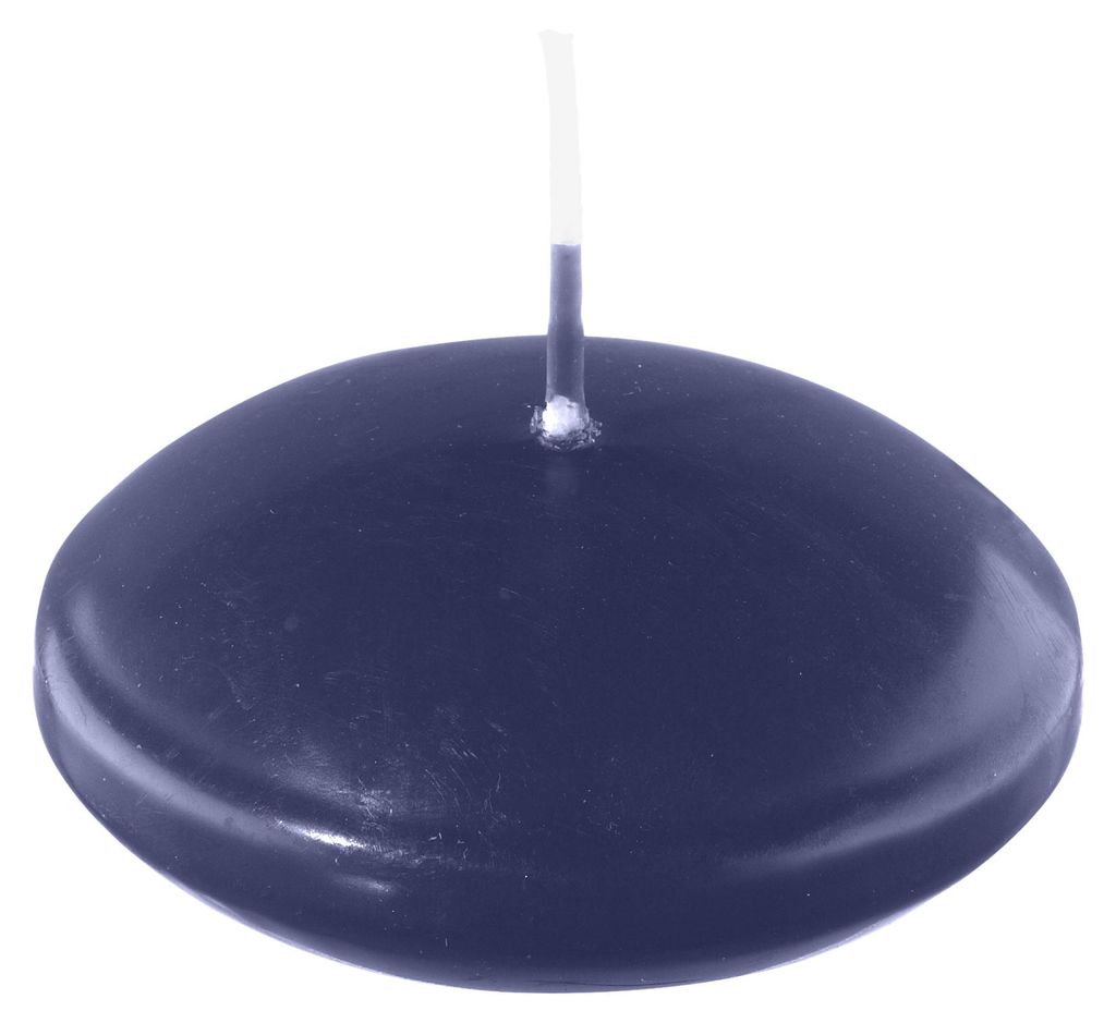 Schwimmkerzen Nachtblau - Dunkelblau, 32 x Ø 80 mm, 8 Stück