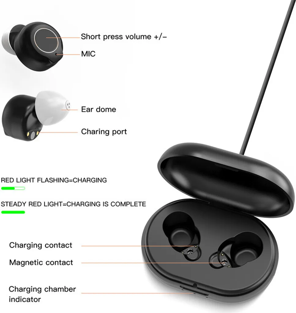 Amplificateur de son rechargeable pour seniors avec écran tactile - 9