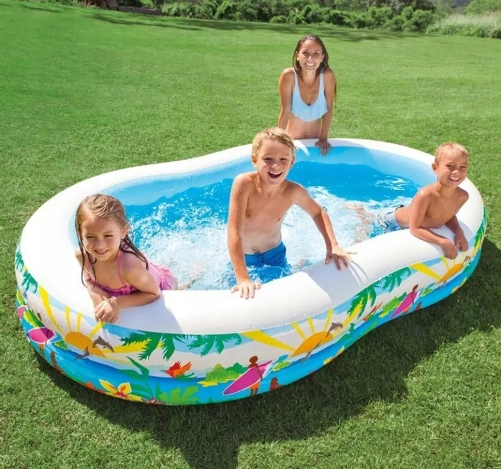 Piscine Intex Paradise Seaside robuste avec doubles chambres à air