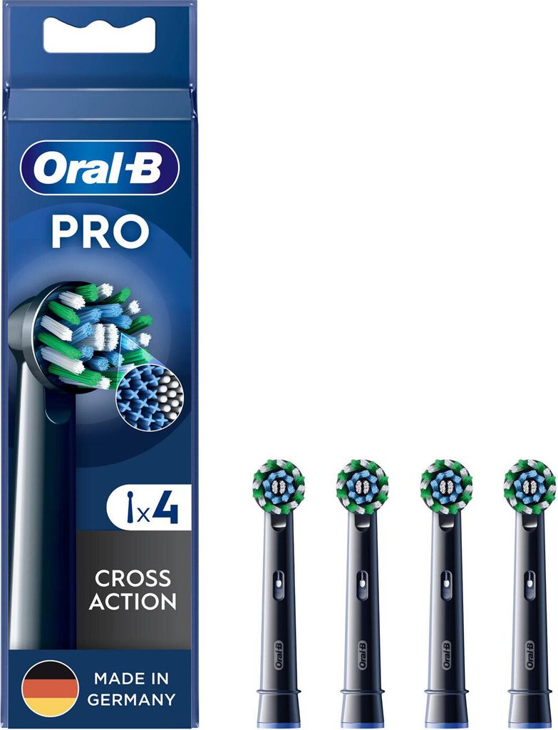 4 Oral-B PRO Cross Action schwarz Zahnbürstenaufsätze Produktbild 9